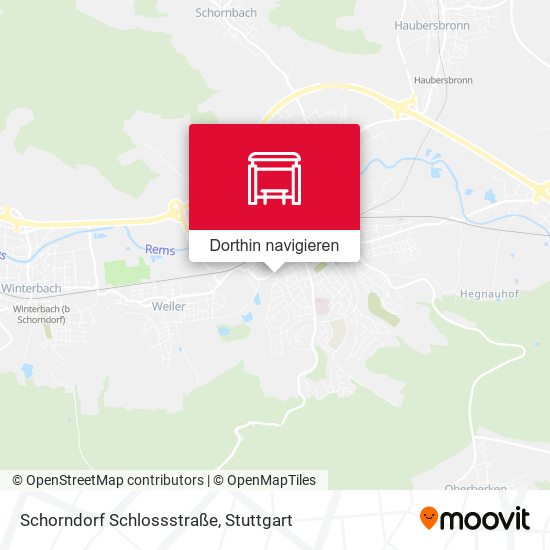 Schorndorf Schlossstraße Karte