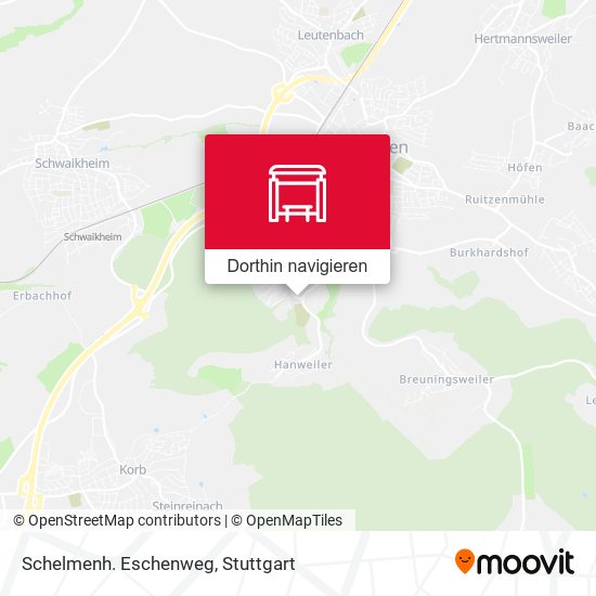 Schelmenh. Eschenweg Karte