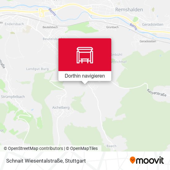 Schnait Wiesentalstraße Karte