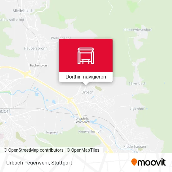 Urbach Feuerwehr Karte