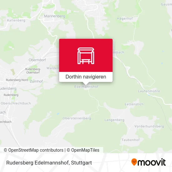 Rudersberg Edelmannshof Karte