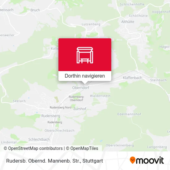 Rudersb. Obernd. Mannenb. Str. Karte