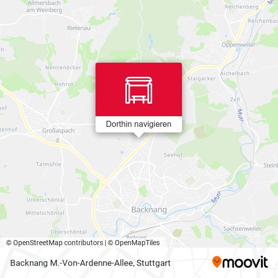 Backnang M.-Von-Ardenne-Allee Karte