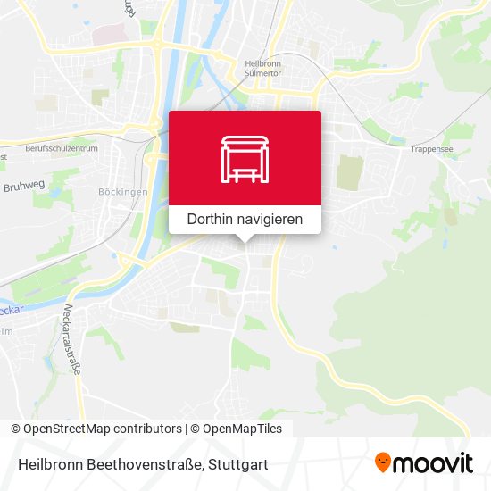 Heilbronn Beethovenstraße Karte