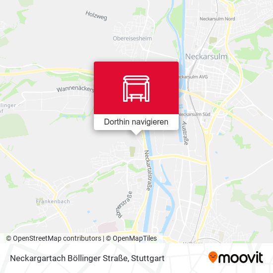 Neckargartach Böllinger Straße Karte