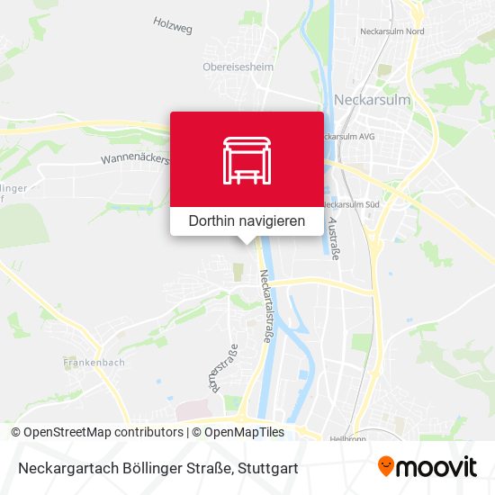 Neckargartach Böllinger Straße Karte