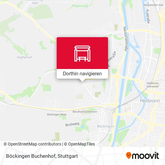 Böckingen Buchenhof Karte