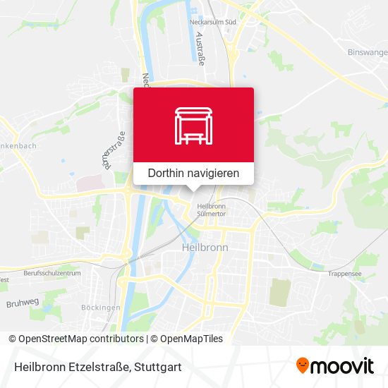 Heilbronn Etzelstraße Karte