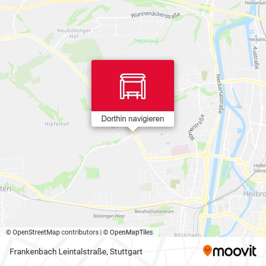 Frankenbach Leintalstraße Karte