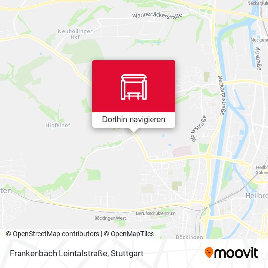 Frankenbach Leintalstraße Karte