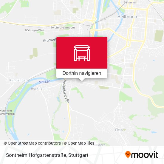 Sontheim Hofgartenstraße Karte