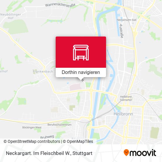 Neckargart. Im Fleischbeil W. Karte