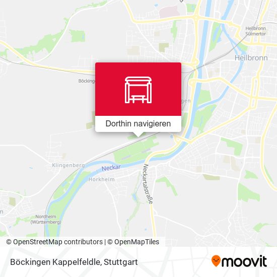 Böckingen Kappelfeldle Karte