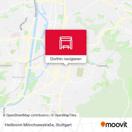 Heilbronn Mönchseestraße Karte