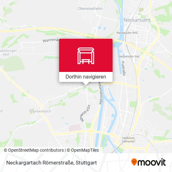 Neckargartach Römerstraße Karte