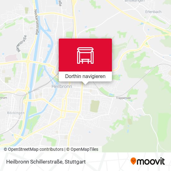 Heilbronn Schillerstraße Karte