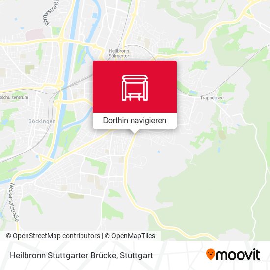 Heilbronn Stuttgarter Brücke Karte