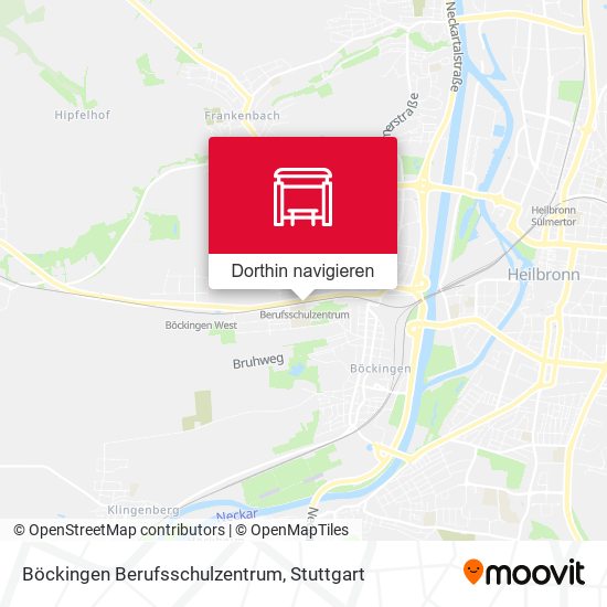 Böckingen Berufsschulzentrum Karte