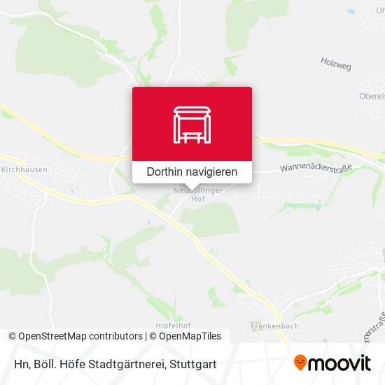 Hn, Böll. Höfe Stadtgärtnerei Karte