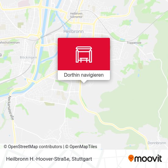 Heilbronn H.-Hoover-Straße Karte