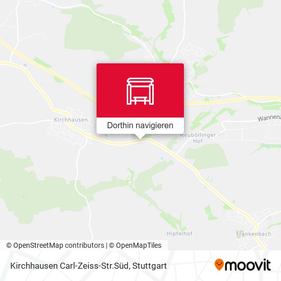 Kirchhausen Carl-Zeiss-Str.Süd Karte