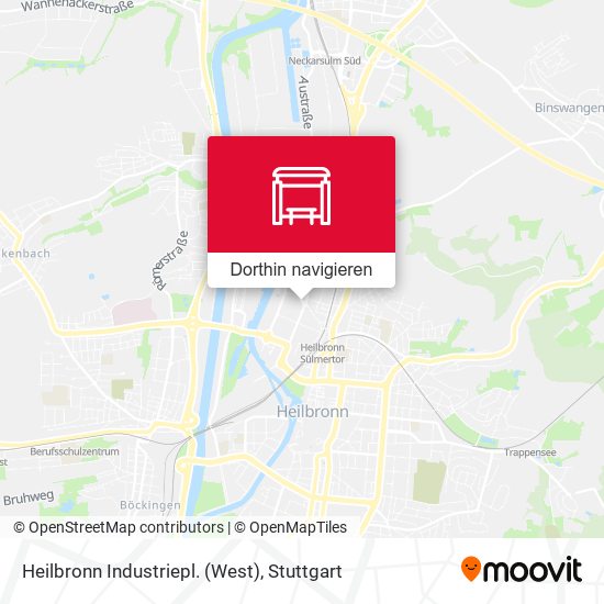 Heilbronn Industriepl. (West) Karte