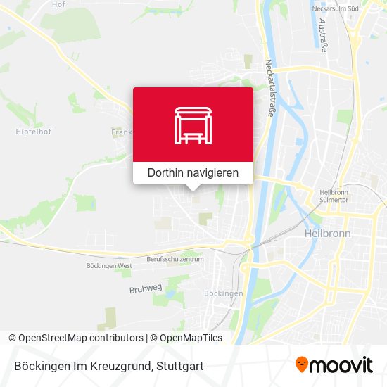 Böckingen Im Kreuzgrund Karte