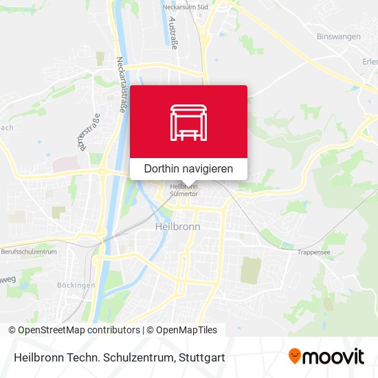 Heilbronn Techn. Schulzentrum Karte