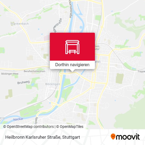 Heilbronn Karlsruher Straße Karte