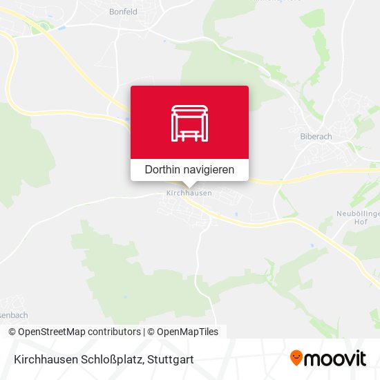 Kirchhausen Schloßplatz Karte