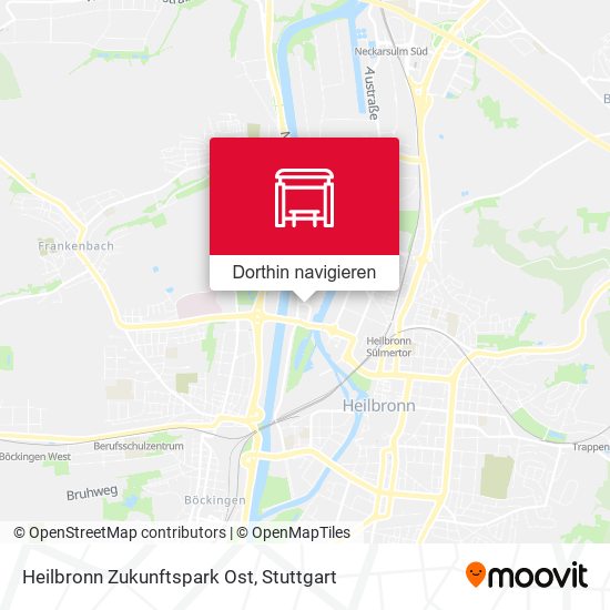 Heilbronn Zukunftspark Ost Karte