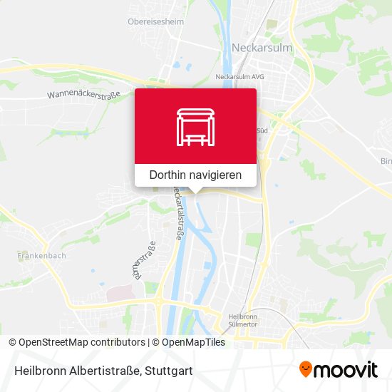 Heilbronn Albertistraße Karte