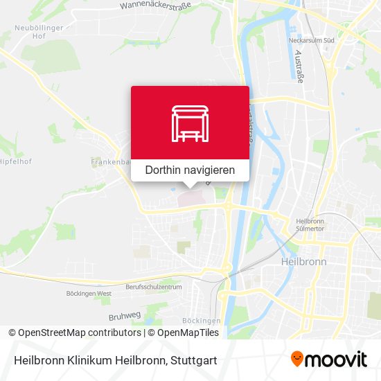 Heilbronn Klinikum Heilbronn Karte