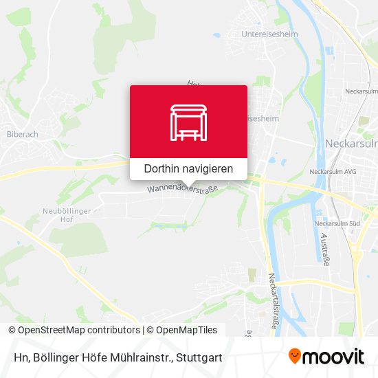 Hn, Böllinger Höfe Mühlrainstr. Karte