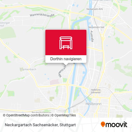 Neckargartach Sachsenäcker Karte