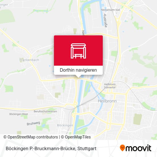 Böckingen P.-Bruckmann-Brücke Karte