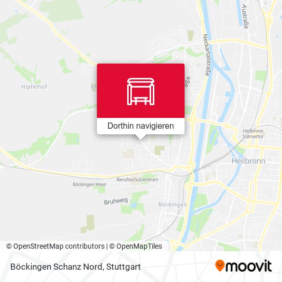 Böckingen Schanz Nord Karte