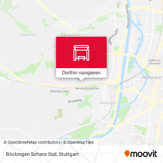 Böckingen Schanz Süd Karte