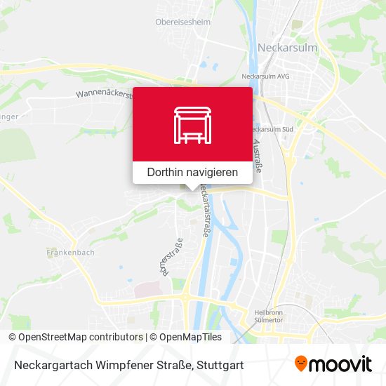 Neckargartach Wimpfener Straße Karte