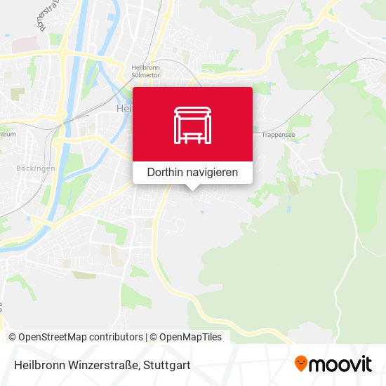 Heilbronn Winzerstraße Karte