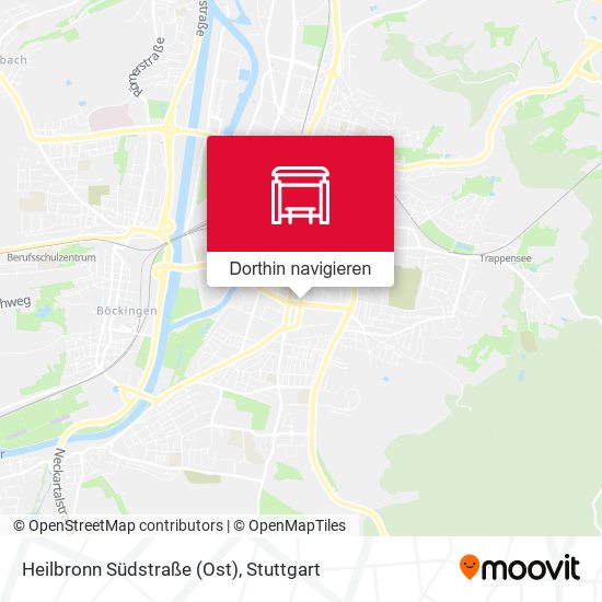 Heilbronn Südstraße (Ost) Karte