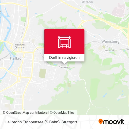 Heilbronn Trappensee (S-Bahn) Karte