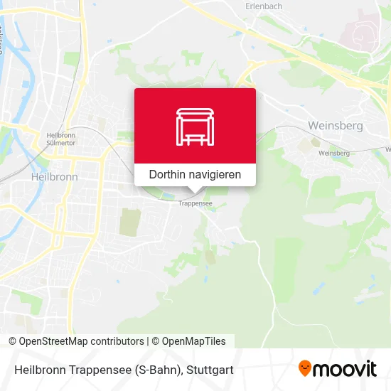 Heilbronn Trappensee (S-Bahn) Karte