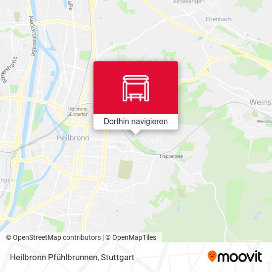 Heilbronn Pfühlbrunnen Karte