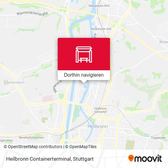 Heilbronn Containerterminal Karte