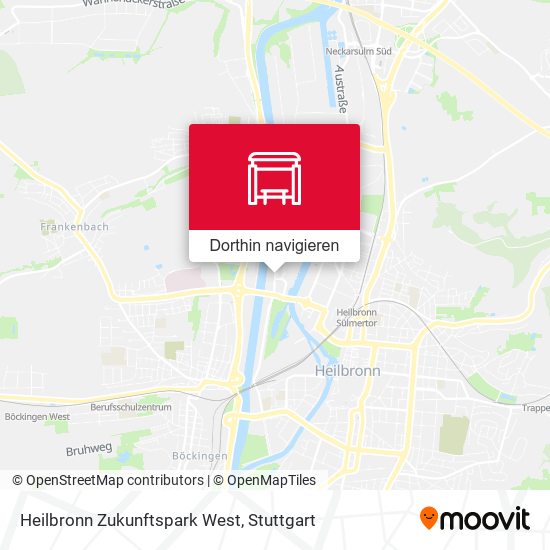 Heilbronn Zukunftspark West Karte