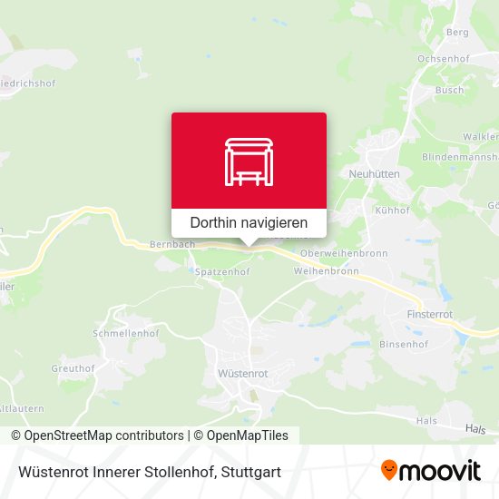 Wüstenrot Innerer Stollenhof Karte