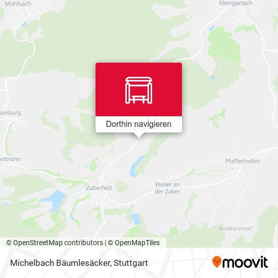 Michelbach Bäumlesäcker Karte