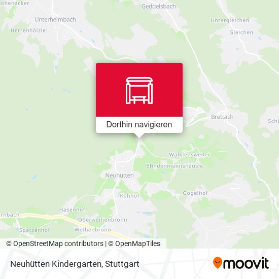 Neuhütten Kindergarten Karte