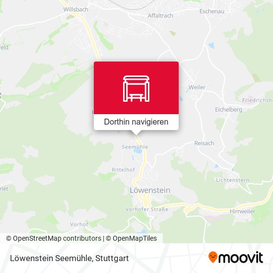 Löwenstein Seemühle Karte